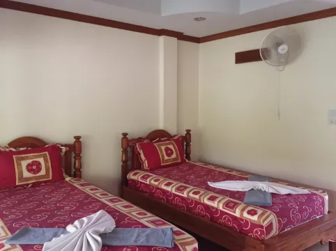 บังกะโลเตียงแฝดพร้อมวิวสวน