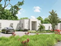 Luxe Private Pool Villa in Porters Place, Exclusive Beach Club Access, Gym & BBQ Hotels in Porters