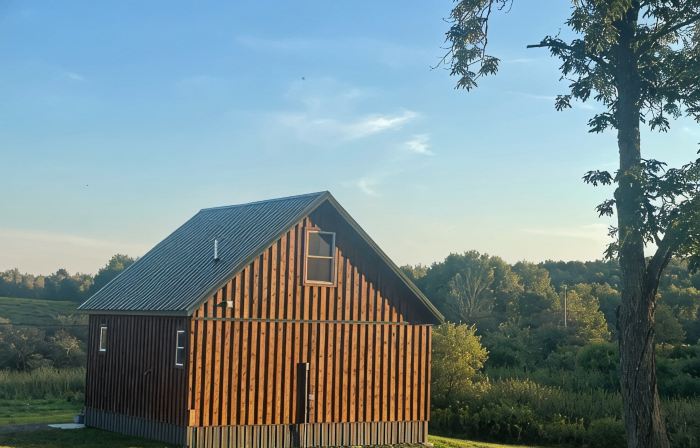 Quiet 2-bedroom country cabin with scenic views 3 miles from Norwich NY.