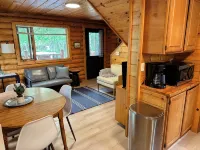 Cozy Cabin on wooded property.