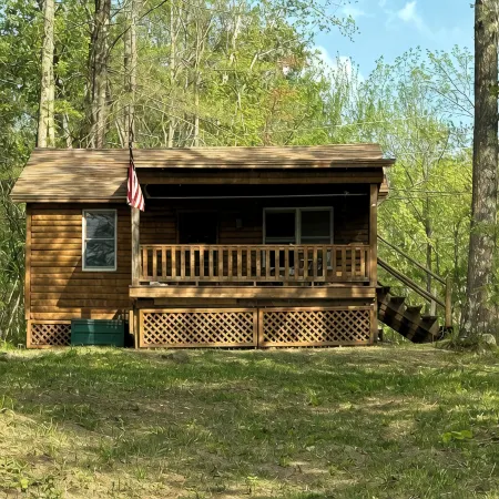 Escape to our cozy Winthrop cabin on Dexter Pond