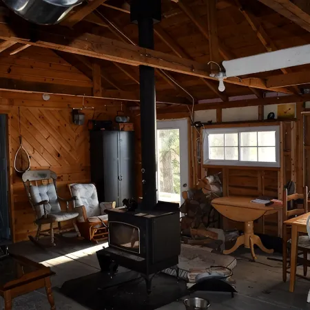 900 sq/ft off-grid cabin nestled on Upper Cranberry Lake. Pet Friendly!
