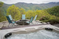 Views, Hot Tub, Fire Pit, A Mountain Masterpiece - 4-Star