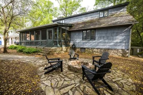 Two blocks from Downtown Brevard! Beautiful home with game area!