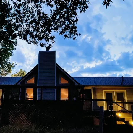 The Perch at Sunrise on Lewis Smith Lake. Beautiful lake front home.