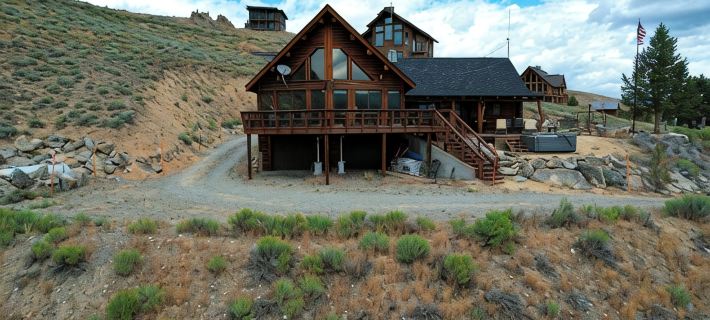Stanley House - Hillside Cabin with Panoramic Views of the Sawtooth Mountains Hotéis em Custer County