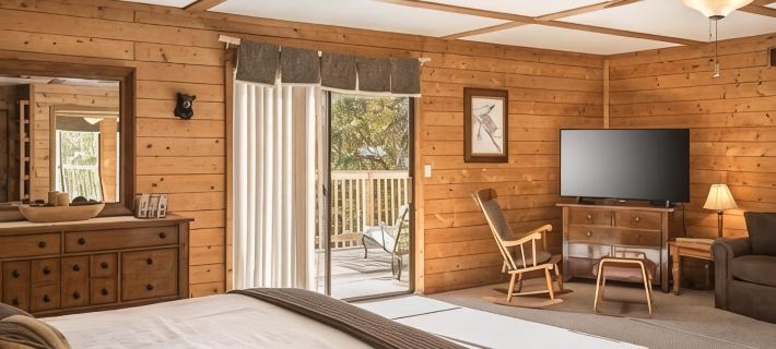 Secluded Cabin w/ HOT TUB, Woodburning Stove, VIEW on PRIVATE 2 acres Hotels in Cocke County