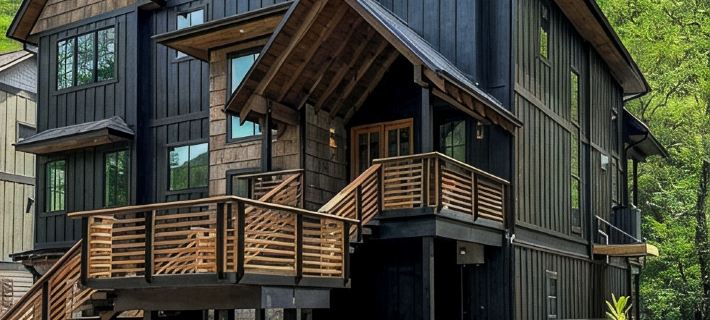 Luxury Vacation Home Right on the Nantahala River in Bryson City NC Ξενοδοχεία στην πόλη Swain County