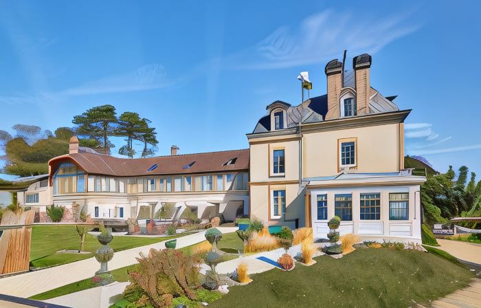 Les Villas d'Arromanches, Teritoria
