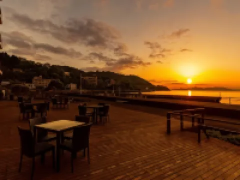 湯の児温泉 海と夕やけ 水俣のホテル