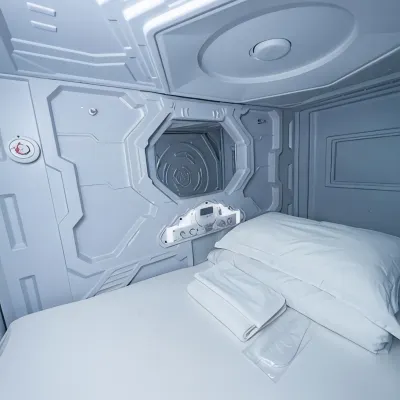 Kiwi Capsule Hotel โรงแรมใกล้สถานีรถไฟฟ้าราชดำริ