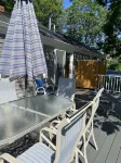 Walk to private beach, central air, wifi, 3 bedrooms.