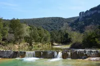 THE BLUE HOUSE NEAR THE ARDÈCHE GORGES