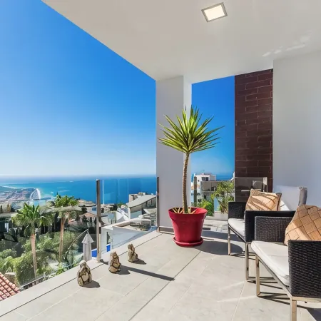 Amazing modern villa with heated pool and breath taking view