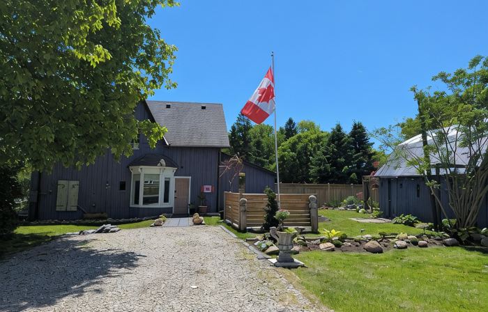 Comfortable and elegantly appointed home in this unique small port town.