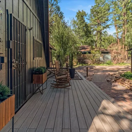 Relaxing A Frame 3-bedroom Cabin with WiFi and AC in Enchanting Forest Setting