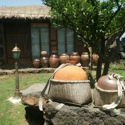 Jeju Hanok Choga House 活力迷宫附近的飯店