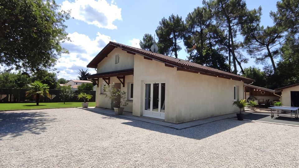 Villa Teny Classée Piscine chauffée Bassin d'Arcachon 5 CH 12 Pers.