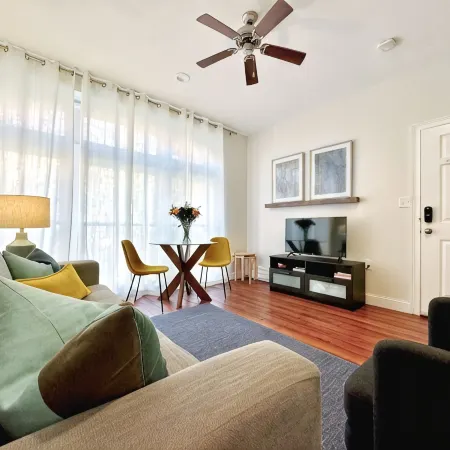 Stunning 1BR Apt. In Historic Row Home w/ Parking