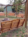 Cabin Bunkhouse with Hot Tub on Private Lake, Fire Pit & Swings in Vian, OK! - Chalets