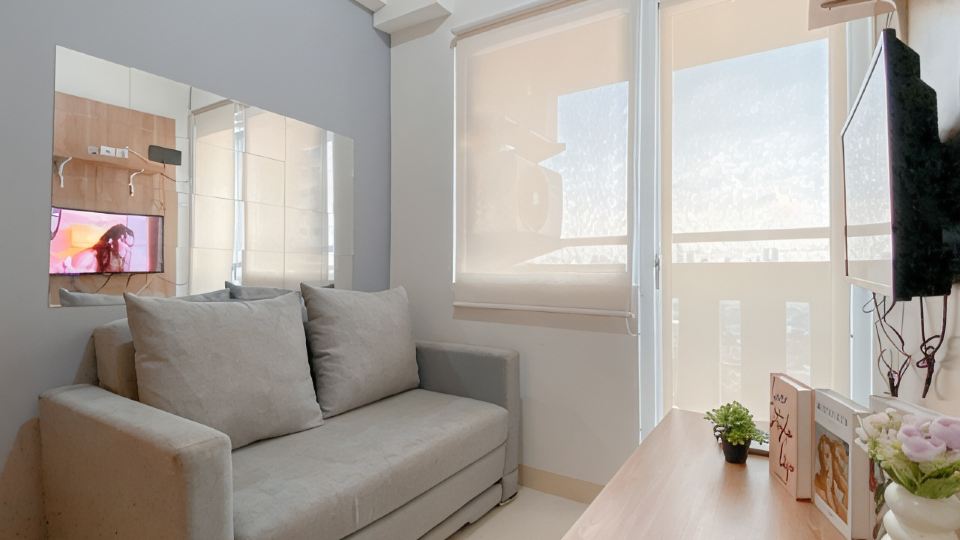 Compact 2BR Apartment Direct Access to Mall at Green Pramuka City By Travelio
