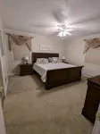 Cozy lake view home, centrally located with lake access and private dock!