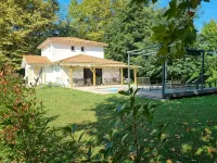 Beautiful villa with swimming pool and wooded garden 20 minutes from the beach - Villaer