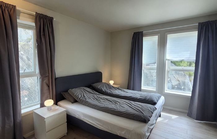 Modern apartment near Bergen, in Søfteland & nature