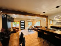 Rustic modern 2-bedroom home-lower level with hot tub in marvelous Moscow Hotels in Moscow