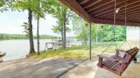 Lake Front house on Watts Bar Lake with large private dock, 2 screen porches
