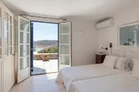Villa with Private Infinity Pool, Steps from Elia Beach - 4-Star