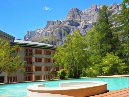Résidence les Sources des Alpes - Kylpylä