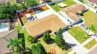3B/2BA, oasis backyard/Hot tub, quiet neighborhood, ready for snowbirds too!