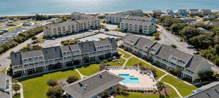 Beautifully updated condo with serene ocean view and close to dining and shops. Hotels in Emerald Isle