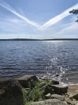 Cozy, Off-Grid Camp on Spectacle Pond w/ private water frontage!