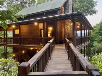 Mountain Views • Fire Pit • Complete Wraparound Deck • Game Room • 3+ Acres! - Hytter