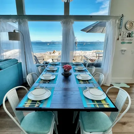 Oceanfront Beach House on Camano Island: Gone Coastal Beach House.