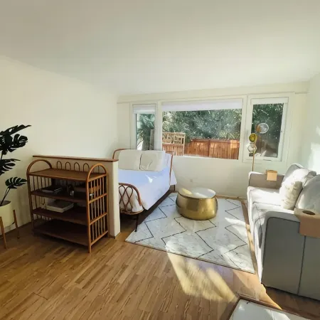 Luxe modern Lagunitas studio at Samuel P Taylor