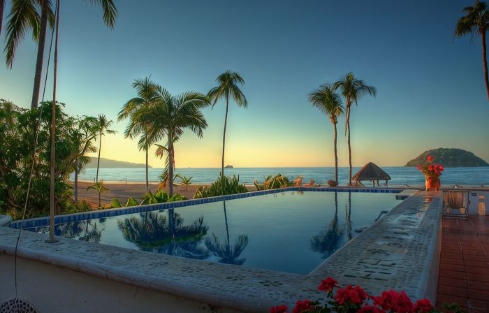 Spacious one bedroom oceanfront apartment