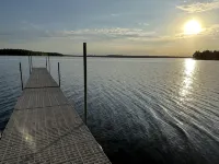 Vintage 1920s Speakeasy Cabin Overlooking the Sandy Shores of Swan Lake!