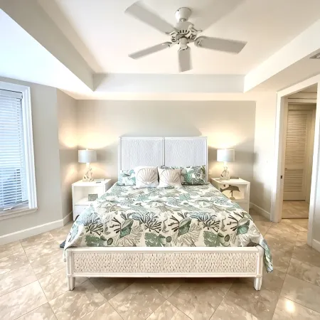 A few steps from the door and you're on Grace Bay Beach!