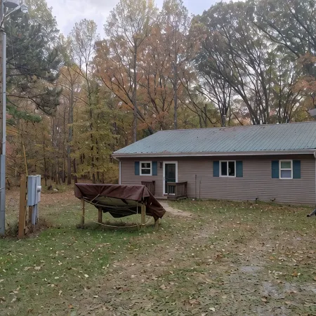 Beautiful location in the secluded woods