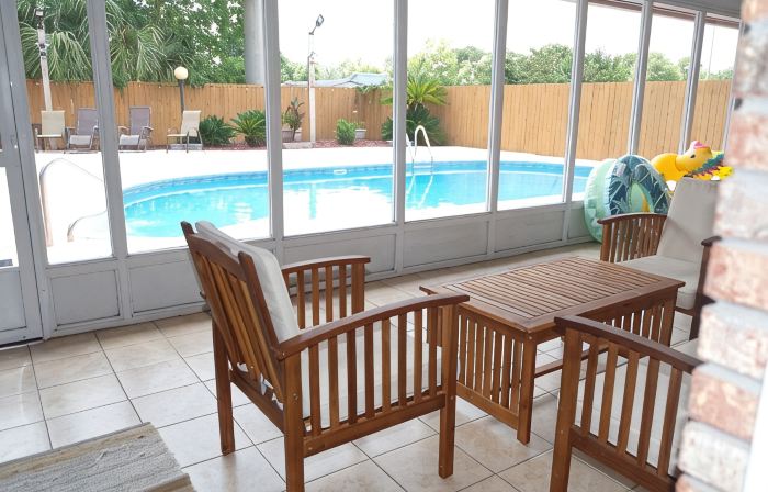 Casa Rosada pool House 🏖👙10 min from beach