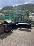 Central apartment with ocean view - Parvekkeita