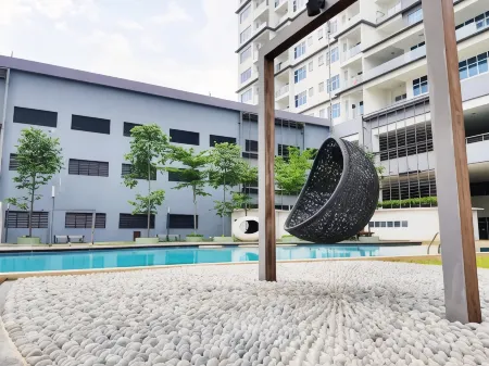 No.4 the Cave @ Puchong Skypod Residence Отели в г. Пучонг