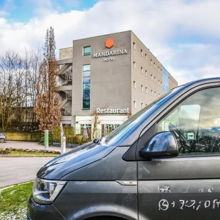 Mandarina Hotel Luxembourg Airport Отели рядом с достопримечательностью «Концертно-выставочный центр Luxexpo»
