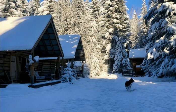 Lynx, wildlife, custom log cabin . private lake access, salmon stream kayaking,