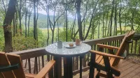 Big Canoe內豪華浪漫情侶度假木屋，配有熱水浴缸！