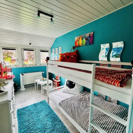 Family-friendly vacation apartment close to the city and the river Hase.