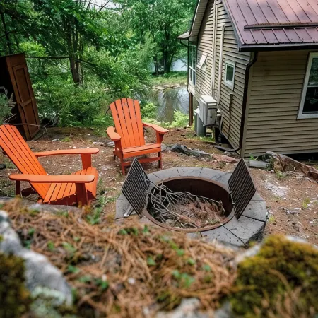 Spacious 5 Bedroom Cabin Riverfront/Black Lake Access